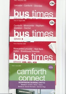 North Lancs Bus timetable leaflets 2008/9 - Picture 1 of 1