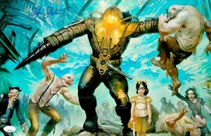 Stephen Stanton signiert 11x17 BioShock 2 "Big Daddy" authentisch JSA COA ZEUGE - Bild 1 von 2