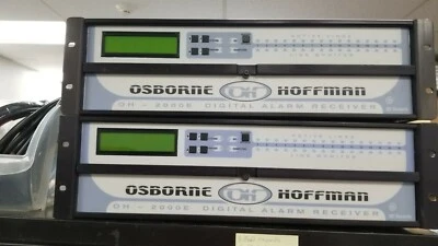 Receptor de alarma de estación central Osborne Hoffman OH-2000E con 4 tarjetas (8 líneas) Foto 1 de 4