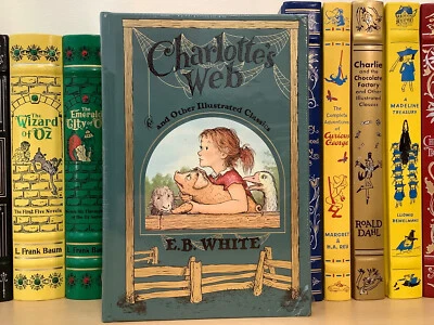Charlotte's Web and Other Illustrated Classics by E.B. White - leather-bound Foto 1 de 4