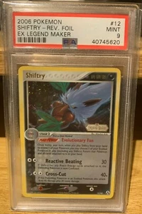 Shiftry EX Legend Maker Reverse Holo 12/92 PSA 9 Mint Pokemon 2006 - Foto 1 di 10