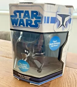 STAR WARS - DARTH VADER - CLOCK RADIO - 2009 - NEW - ORIGINAL MOVIE SOUND BITES - Picture 1 of 11