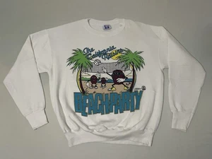 Sudadera De Colección California Raisins Cuello Redondo Para Hombre M Blanca Años 90 - Imagen 1 de 6