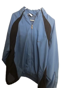 Nike Vintage Blue& Black Jacket XXL. 100% Polyester Outside. Mesh Inside Nylon - Picture 1 of 6