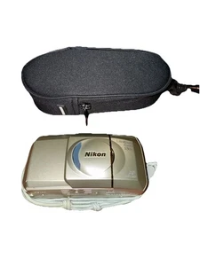 Nikon Lite Touch Zoom 130 ED Quartz Data Panoramica 35 mm fotocamera punta e scatta T&W - Foto 1 di 9