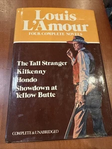 Louis L’Amour Four Complete Novels Unabridged 1980 Avenel Edition Hardcover - Foto 1 di 11