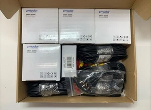 ZMODO Set Of 4 ZMD-CBR-DBS23NM 1/4" Color CMOS Dome Camera W/Wires - Picture 1 of 8