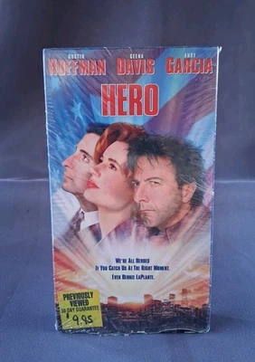 HERO (VHS, Video) Dustin Hoffman, Geena Davis, Andy Garci Movie - Image 1 of 4