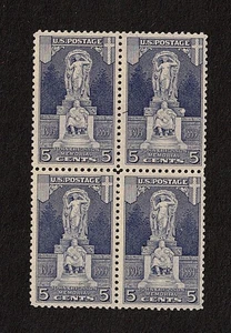 Sellos de Estados Unidos 628 - Ericsson Memorial block4 - 1926 MNH BkBLUE - Imagen 1 de 2