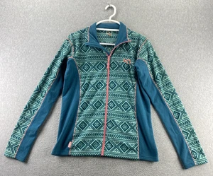 Kari Traa XL Teal Pink Nordic Fleece Full Zip Jacke Langarm Polyester Damen - Bild 1 von 10