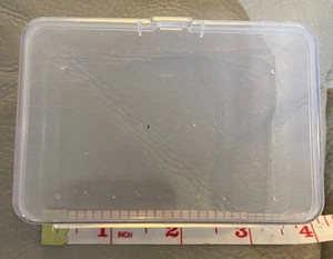 3.5"x2.5"x1" Clear Plastic Box Container Clear Storage Organizer - Playing card - Picture 1 of 4