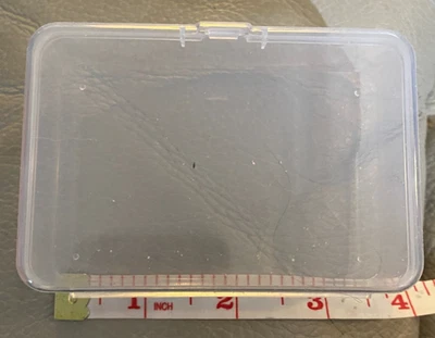 3.5"x2.5"x1" Clear Plastic Box Container Clear Storage Organizer - Playing card - Image 1 of 4