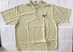 Tsunami Racer Aircraft Khaki Golf shirt with Embroidered design Clearance! - Picture 1 of 11