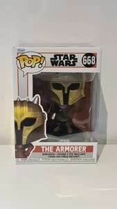 Funko POP! The Armorer Star Wars: The Mandalorian (Hand On Side) - No.668 - Picture 1 of 8