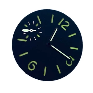 Esfera de reloj luminosa verde 34,5 mm con agujas de reloj para movimiento ETA 6497 ST3600 - Imagen 1 de 10