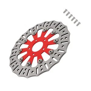 Kit de rotor de disco de freno delantero para Harley-Davidson Road Glide Touring 2008-2021 rojo - Imagen 1 de 15