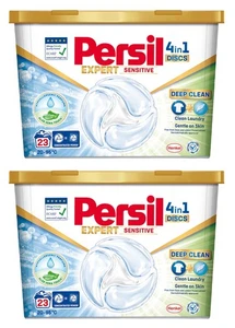 2 PERSIL EXPERT SENSITIVE Aloe Vera 4in1 Discs Laundry Detergent 23 Loads Boxes - Picture 1 of 7