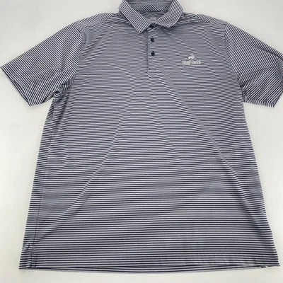 Camisa polo de golf Under Armour para hombre XL suelta Heatgear Wolf Creek corta a rayas Foto 1 de 4