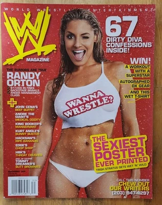 Trish Stratus WWE Magazine September 2006 Divas Trish Stratus No Poster - Image 1 of 2