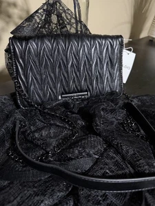 ALDO Umhängetasche schwarz gesteppt mit Kettenriemen - neu mit Etikett - Bild 1 von 8