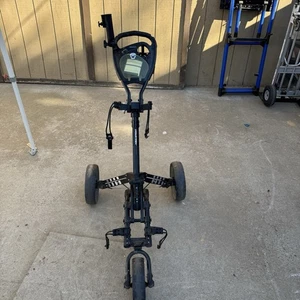 Tour Trek 3 Wheel Collapsible One Click Golf Push Pull Cart. (ship For 60.00) - Picture 1 of 7