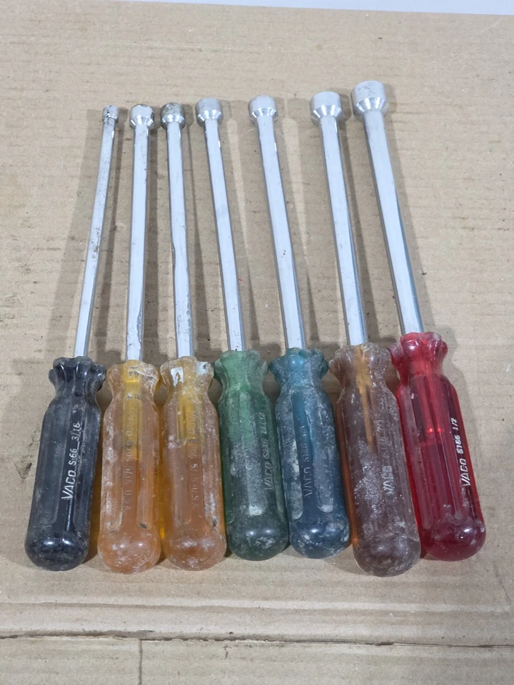 JUEGO DE DESTORNILLADORES DE TUERCAS VACO TOOLS 7 PIEZAS Múltiples Ver Fotos  Foto 1 de 4
