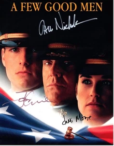 Demi Moore Nicholson Tom Cruise signed 11x14 Foto handsigniertes Bild mit COA - Bild 1 von 1