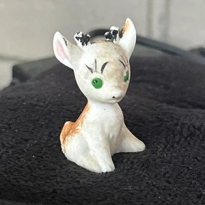 Estatuilla de cervatillo de plástico vintage animal MCM altamente coleccionable años 50 - Imagen 1 de 3