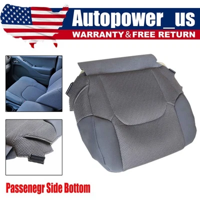 Cubierta de asiento inferior de tela gris acero para pasajero Nissan Frontier 2005-2018 2019 Foto 1 de 4