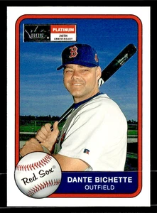 2001 FLEER PLATINUM EDITION FOIL PARALLEL #97 DANTE BICHETTE RED SOX SP #/201 - Foto 1 di 2