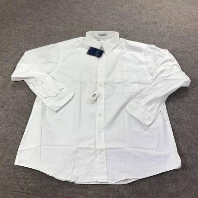 Peterborough Row Shirt Mens 18-35 White Button Down Bloomingdales Oxford Cotton - Image 1 of 4