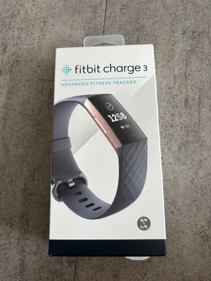 Fitbit Charge 3 Fitnesstracker, Grau/Rose Gold - Bild 1 von 4