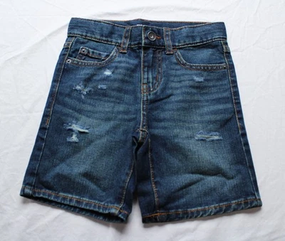 The Children's Place Boy's Distressed Denim Shorts LB3 Franklin Wash Size 6 - Image 1 of 3