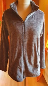 Janina Damen Fleecejacke grau melliert, ganz weich, Größe 46 - Bild 1 von 8
