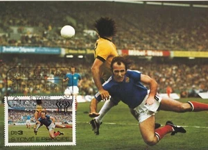 Soccer Football World Cup Argentina 1978 Sao Tome Principe Mint Maxi FDC 1978 - Picture 1 of 1