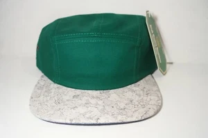 Blank Strapback Green Cork Brim New Premium Fresh 5-Panel  - Picture 1 of 5