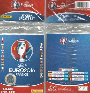 PANINI EURO 2016 SET COMPLETO AGGIORNAMENTI DA EDICOLA NEW SIGILLATI UPDATE - Foto 1 di 1