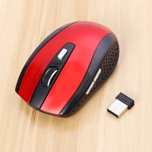 2,4 G 4 Tasten Gaming- , kabellose optische mit DPI (rot) - Bild 1 von 11