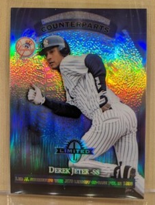 1997 Donruss LIMITED EXPOSURE #22 Derek Jeter Yankees Refractor RARE PARALLEL