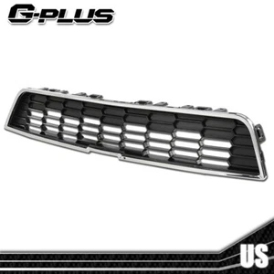 Front Bumper Upper Grille Grill Chrome & Black Fit For Chevrolet Sonic 2012-2016 - Picture 1 of 9