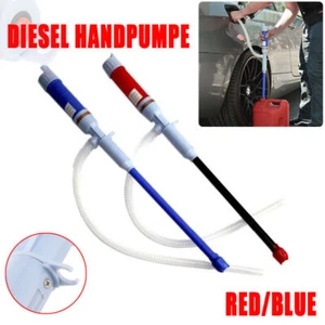 Portable Electric Hand Syphon Pump Pipe Oil Diesel Fuel Water Transfer Battery - Picture 1 of 16