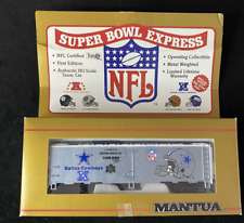 Mantua NFL Super Bowl Express Dallas Cowboys Train Car HO Scale Free Shipping
