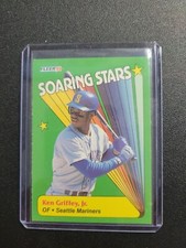 1990 Fleer Ken Griffey Jr Soaring Stars Insert #6