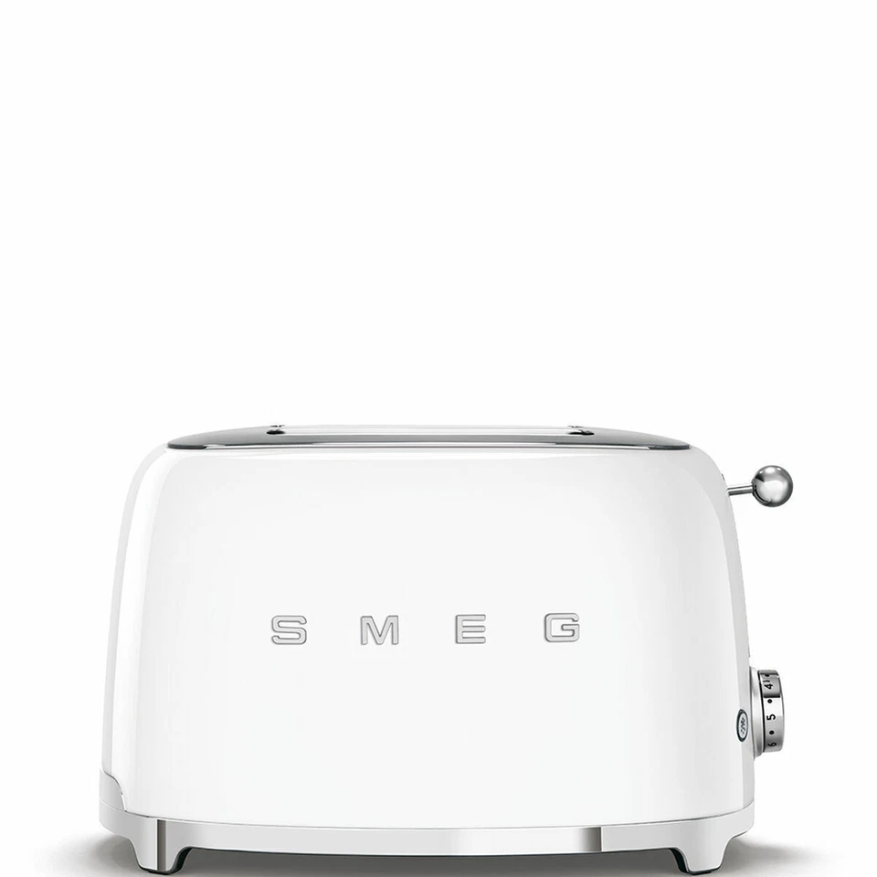 SMEG TSF01WHEU Stil der 50s Jahre 950W 2-Scheiben-Toaster - Weiß