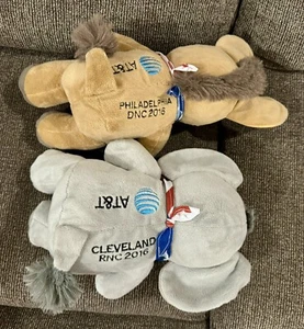 2016 Republican National Convention RNC Cleveland Plush Stuffed Elephant Donkey - Picture 1 of 10