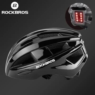 ROCKBROS Electric Bike Ultralight Helmet USB Helmet Cycling Light Helmet 3 Modes - Image 1 of 4