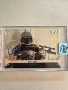 2018 Topps Star Wars Archives Firme Boba Fett John Morton 28/29 - Foto 1 di 2