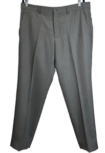 JF J.Ferrar Pants 36x29 Mens Gray Dress Flat Front Slash Pockets Business/Casual - Picture 1 of 9