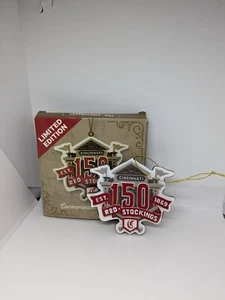 Cincinnati Reds 150 Anniversary Ornament With Box - Picture 1 of 4