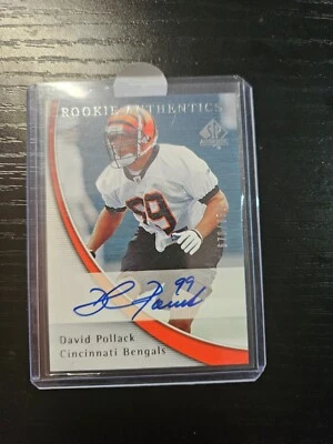 2005 SP Authentic Rookie Authentics 670/850 David Pollack #191 Auto  Bengals - Image 1 of 2